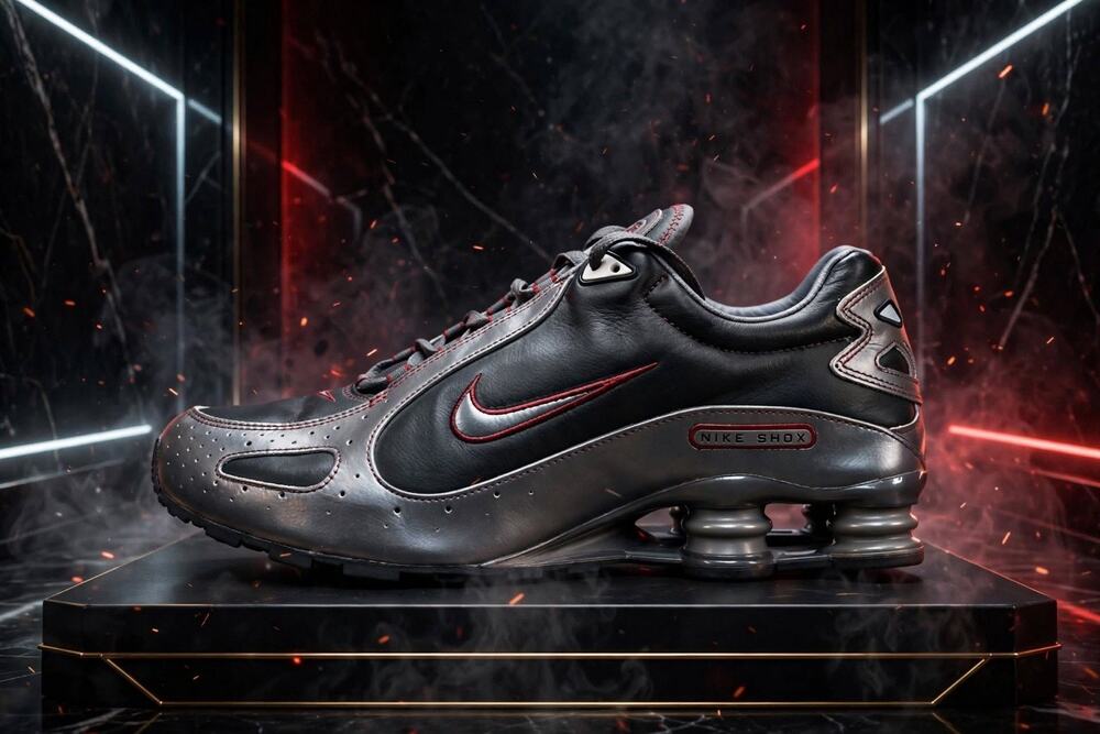 Size 13 - Nike Shox Premium 2006 314307-001 Black Silver Red Y2K Vintage OG QD